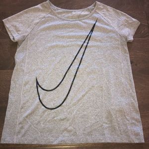 Kids Grey Nike T-Shirt
